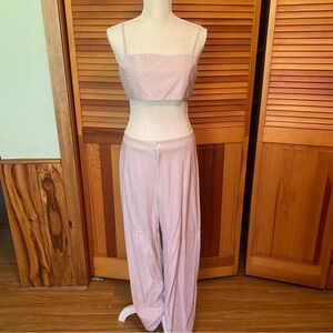 Sparkly Pink Two-Piece Set